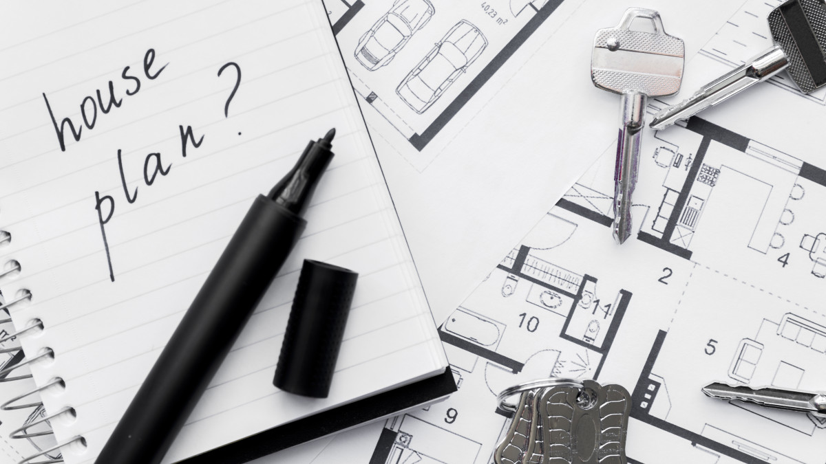organisation d'un plan de construction pour une maison